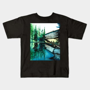 LITTLE LEPREAU RIVER #1.5 (Mill Pond) Kids T-Shirt